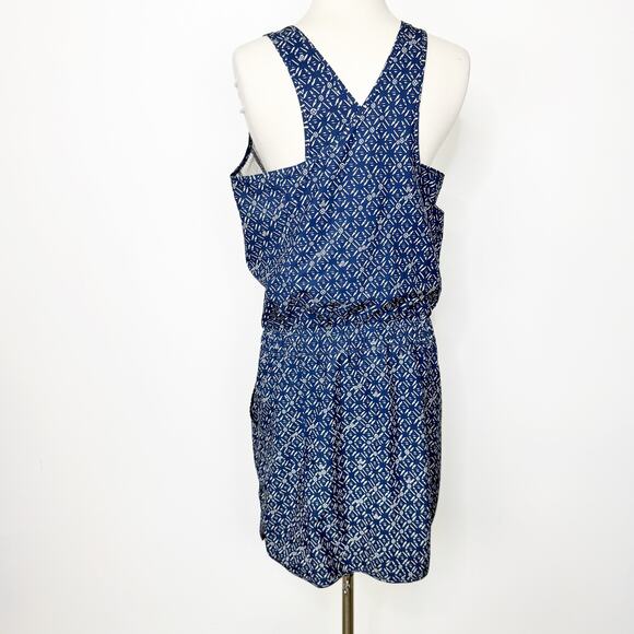 Patagonia Women's Fleetwith Navy Print Crossback Athletic Dress M - Picture 4 of 7